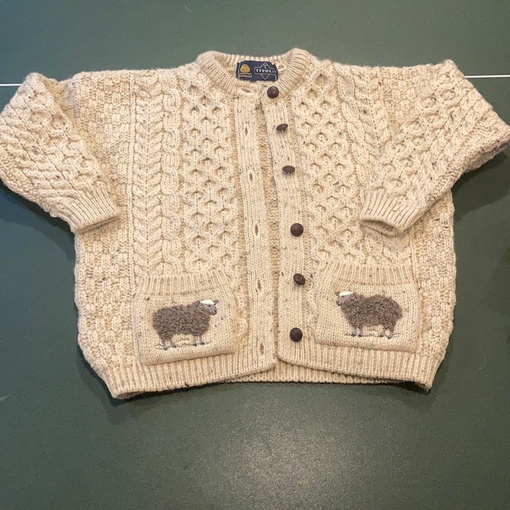 Kids Irish Wool Sweater 8/10 yrs